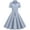 Light Blue, variant on Lovskoo 2024 Women 1950S Vintage Short Sleeve Doll Collar Retro Swing A Line Summer Dress Cocktail Party Evening Prom Gown Light Blue