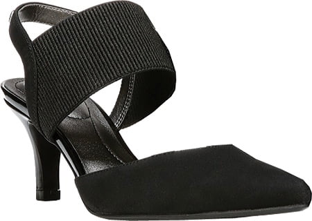 Stride Solace Slingback Black Synthetic 