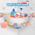 thumbnail image 4 of Soporte de almacenamiento para juguetes de baño, UNEEDE, montado en esquina, 16,35 L, 4 of 8