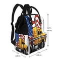 thumbnail image 2 of Easygdp American Truck para Bolsa de Bebé de Gran Capacidad con Múltiples Bolsillos, Bolsa de Pañales para Padres, Bolsa de Viaje Organizada y Elegante, 2 of 6