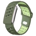 thumbnail image 1 of Comfort Breathable Silicone Wristband Compatible Ordinary Style 5.0 Strap Band Durable Soft Silicone Sports Loop Replacement Bands for Men Women Metal Frame Connector Outdoors, 1 of 4