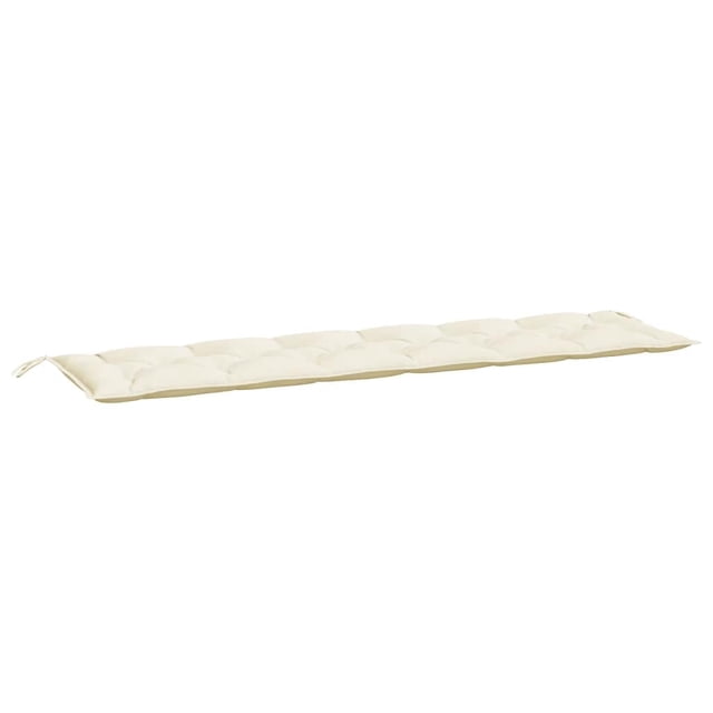 Cojín para Banco de Jardín Casafoyer Crema Blanco 200x50x7 cm Poliéster