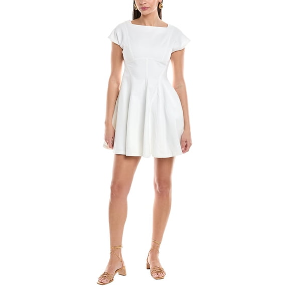 Amanda Uprichard womens Harper Mini Dress, xs, White