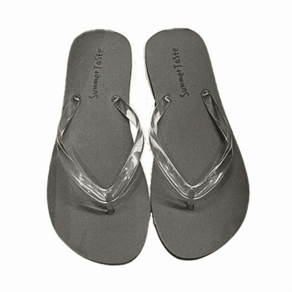 CHICVOMEY Women's Sandals Clear Strap Flip Flops for Beach Pool Summer 2025 Comfortable Non-Slip Sandals for Women