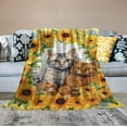 thumbnail image 2 of ARISTURING Cat Blanket Cute Animals Throw Blankets Flannel Soft Pet Pattern Merch Gifts Home Decor for Girls Boys Adult, 2 of 6