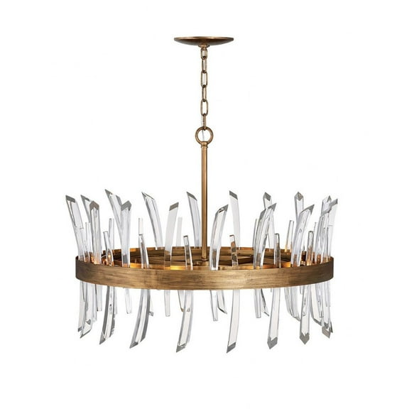 Fredrick Ramond Lighting - Revel-Eight Light Medium Chandelier in Modern