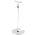 thumbnail image 1 of WRITWAA Adjustable T Shaped Metal Banner Holder Silver 1Pcs for Events, 1 of 8