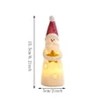 thumbnail image 3 of WWV Christmas LED Figurine Table Lamp Soft Glow Holiday Desktop Decor Indoor Mantel Shelf Festive Ornament Gift for Family Friends Christmas Decoration Lovers, 3 of 7