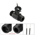 thumbnail image 3 of G1/2 Hall Effect Liquid Water Flow Sensor Switch Flowmeter Counters 1-25L/min Black, 3 of 3