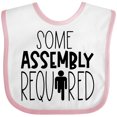thumbnail image 3 of Inktastic Some Assembly Required Right Leg Amputee Boys or Girls Baby Bib, 3 of 4