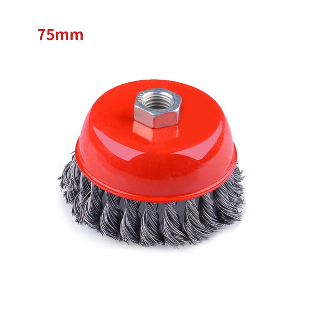 Rotary Knot Flat Cup Wire Wheel Brush 
