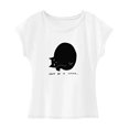 thumbnail image 2 of Camiseta para mujer básica camiseta de moda cuello redondo para viajes senderismo SG, 2 of 7