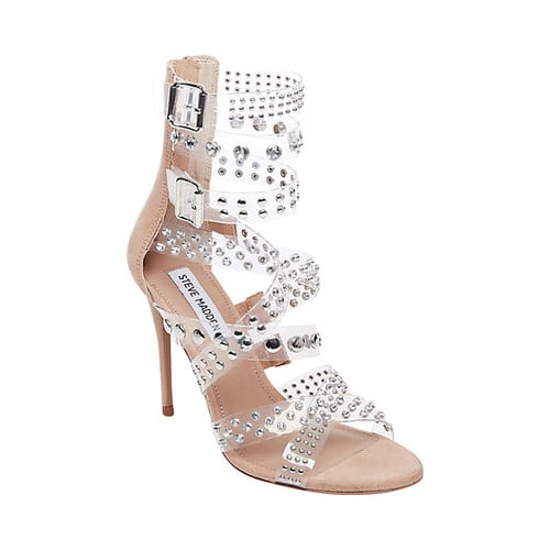 Women's Steve Madden Moto Studded Ankle Strap Sandal - Walmart.com
