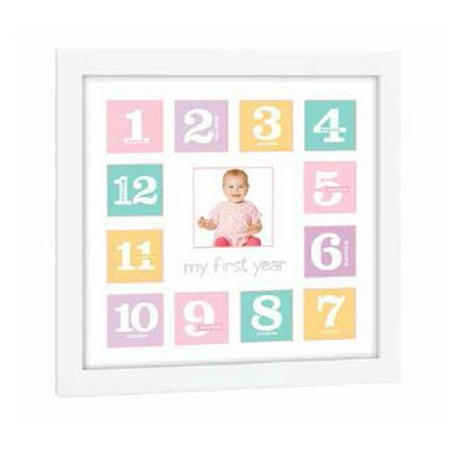 Tiny Ideas First Year Baby Keepsake Frame (Best Baby Gift Ideas)