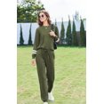 thumbnail image 3 of Ekouaer Sweatsuits Womens Loungewear Set Tracksuit Long Sleeve Pajamas Set with Pockets 2 Piece Outfits Lounge Sets, 3 of 6
