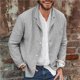 thumbnail image 1 of Txlixc Camisas casuales para hombres, cardigan de manga larga de color sólido con botones sueltos para adultos Txlixc moda, 1 of 1