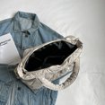 thumbnail image 3 of Bolso bandolera para mujer Bolso grande de nailon con relleno de algodón a la moda para mujer Beige, 3 of 9