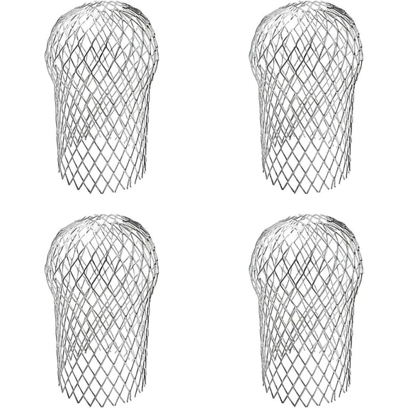 Downspout Gutter Guard Aluminum Filter Screen Expandable Gutter Downspout Guard Gutter Downspout Protector To Prevent Clogging By Leaves, Debris