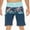 14Blue, variant on guisaled Swim Trunks for Men 7 Inch Inseam Board Shorts Swimsuit Quick Dry Drawstring Elastic Waisted Beach Shorts with Cargo Pockets