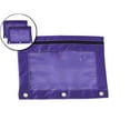 thumbnail image 1 of Dvruxg 2 Pcs Trousse à Crayons, Trousse à Crayons Trois Trous Fermeture Éclair Simple Sac de Rangement Transparent en PVC, Grande Capacité Trousse à Crayons avec Fermeture Éclair Classeur Transparent, 1 of 5