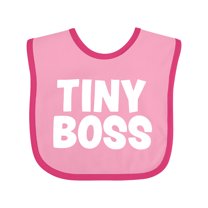 Inktastic Tiny Boss Boys or Girls Baby Bib