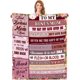 thumbnail image 1 of LHSHID Grandma Gift from Granddaughte Blanket Flannel Soft and Comfortable Anti static Bed Sofa Blanket 50x60in, 1 of 5