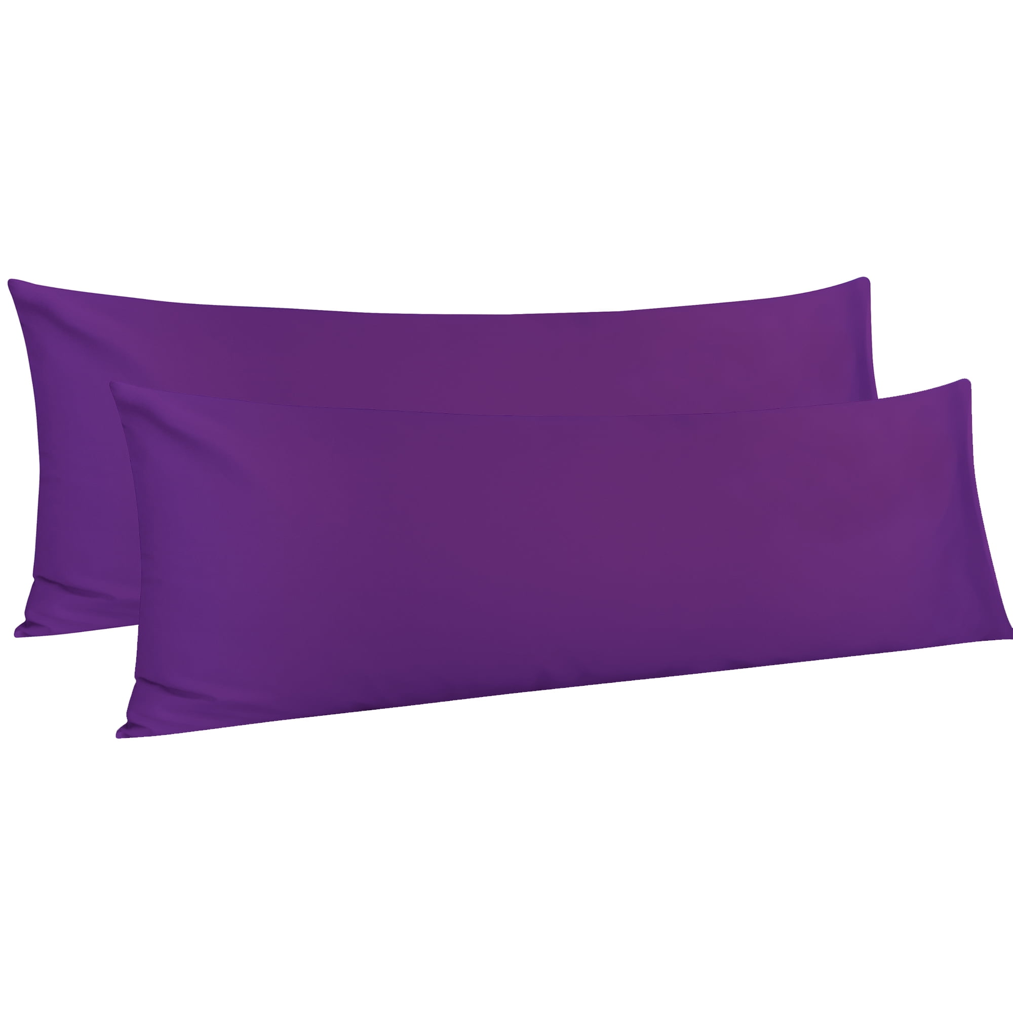 NTBAY 2 Pack 100 Egyptian Cotton Body Pillowcase with Envelope Closure