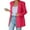 Pink, variant on Women's Casual Light Weight Thin Jacket Slim Coat Long Sleeve Blazer Office Business Coats, Green M