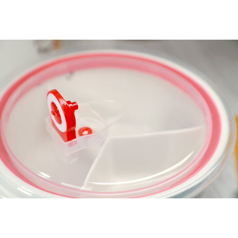 Microwavable Bento Food Cup with Seal Lid - Polkadot for Sauce Co