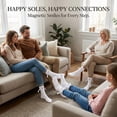 thumbnail image 4 of Magnetic Couple Socks – Fun Hand-Holding Design, Unique Magnetic Connection, Ideal Gift for Couples & Romantic Love, 4 of 6