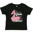 thumbnail image 3 of Inktastic Glam Pink Flamingo with Pearls Girls Baby T-Shirt, 3 of 5