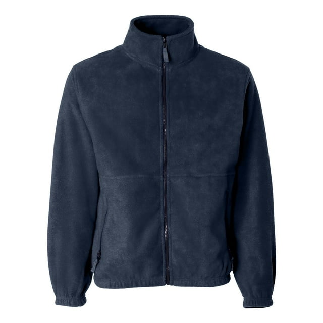 Sierra Pacific Mens Fleece Full-Zip Jacket, XXX-Large, Navy