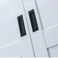 thumbnail image 3 of Montana 42x84 Double Vinyl Barn door kit White, 3 of 3
