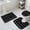 Black, variant on Black White Geometric Bath Mat 3 Piece Bathroom Rug Set, Modern Buffalo Plaid Abstract Art Non Slip Bath Rug Contour Mat and Toilet Lid Cover, Absorbent Shower Mats Soft Bath Rugs and Mats Sets
