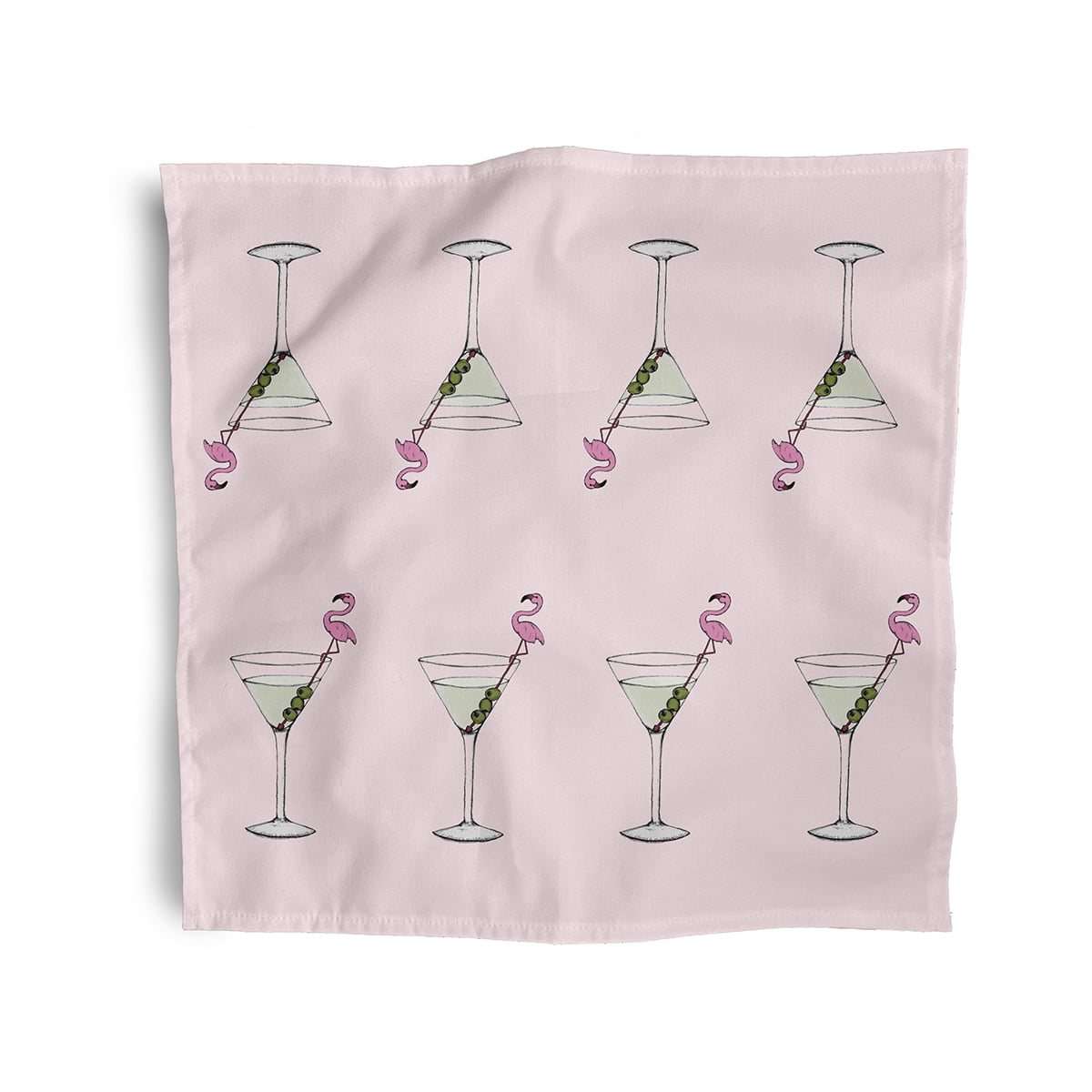 Simply Daisy 18" x 18" Pink Martini Napkins, Set of 4