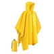 thumbnail image 4 of Poncho de lluvia con capucha y bolsillo frontal, cubierta para la lluvia, chaqueta impermeable, poncho para adultos para adultos, equitación al aire Amarillo, 4 of 10