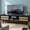 Black, variant on Home Modern Style 65 inch TV Stand for Living Room - TV Stand for TVs up to 65 inches Entertainment Center with Storage - Media TV Cabinet with Doors & Adjustable Shelves,Oak