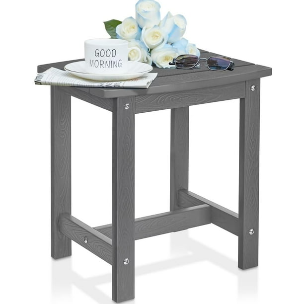 Mesa auxiliar exterior Y&M Adirondack impermeable 41x33x42 cm