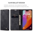 thumbnail image 5 of ETFAST Leather Wallet With Card Holder Zipper Phone Case For iPhone 16 Pro Max 16Plus 15ProMax 15Pro 14Pro 13 Pro Max 12 11 Xs Max XR 7 8 SE 6 High Quality Leather Phone Case, 5 of 11