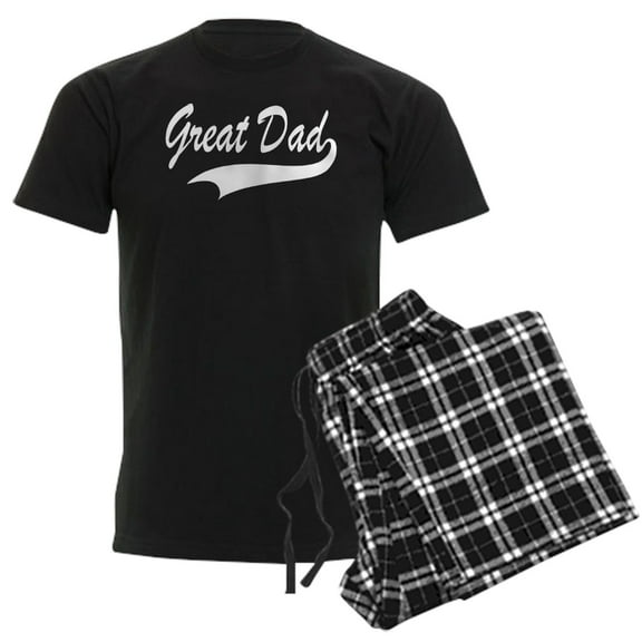 CafePress - Great Dad Pajamas - Men's Dark Loose Fit Cotton Pajama Set