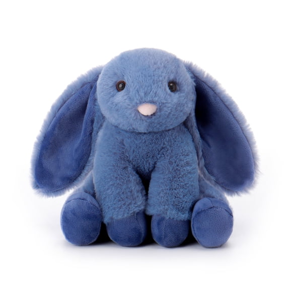 Apricot Lamb Navy Blue Bunny Stuffed Animals for Kids, Soft Cute Plush Toys, 8 Inches