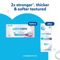 thumbnail image 2 of WaterWipes Adult Care Sensitive Body & Intimate Hygiene Wipes, 360 Wipes (12 Packs), Extra Large Textured, 99.9% Water-Based, For Everyday, 2 of 9