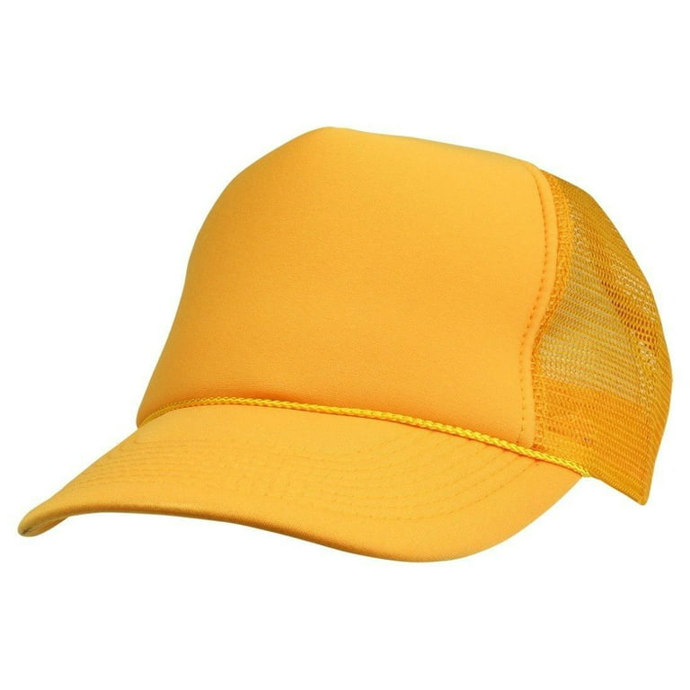 2 Pack - ImpecGear Trucker Hat, Baseball Cap, Mesh Cap, Retro Caps, Blank  Plain Hat, Fat Bill Caps for Kids, Youth & Adult 