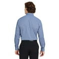 thumbnail image 3 of Devon & Jones DG536 Men's CrownLux Performance Gingham Dress Shirt-Navy/ White-XL, 3 of 6