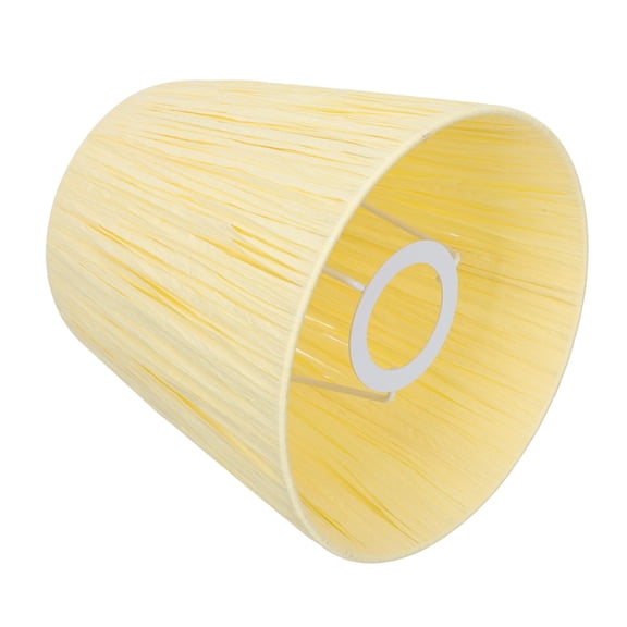 Tineasur Paper Lampshade for Table Lamp Yellow Iron 1Pack 6.3x4.7in