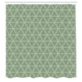 thumbnail image 3 of Ambesonne Vintage Shower Curtain, Art Nouveau Floral Print, 69"Wx84"L, Sage Green, 3 of 3
