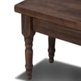 thumbnail image 5 of Grain Wood Furniture Valerie Solid Wood Bench, Rustic Walnut, 5 of 8