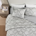 thumbnail image 4 of Stone Cottage Redding Floral - Grey King Comforter-Sham Set, 4 of 10