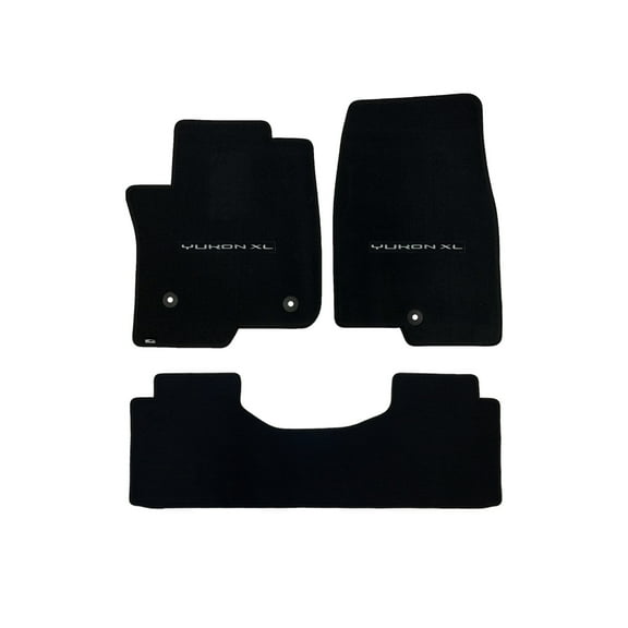 Lloyd Mats Custom Fit Floor Mats for GMC Yukon XL/Denali XL 2021-On 3Pc Set Charcoal