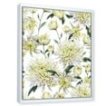 thumbnail image 3 of Designart 'Ancient Yellow Chrysanthemus I' Traditional Framed Canvas Wall Art Print, 3 of 5